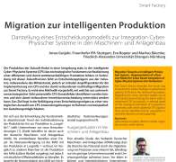 Migration zur intelligenten Produktion