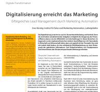 Digitalisierung erreicht das Marketing