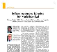 Selbststeuerndes Routing für Verleihartikel