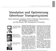Simulation and Optimization of Automated Guided Vehicles