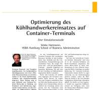 Optimization of the Reefer Mechanic Operations at Container Terminals