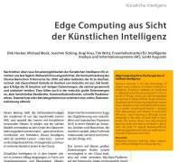 Edge Computing aus Sicht der Künstlichen Intelligenz