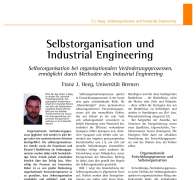 Self-Organization and Industrial Engineering