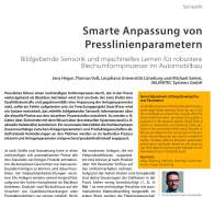 Smarte Anpassung von Presslinienparametern