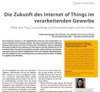 The Future of the Internet of Things in Manufacturing Industries