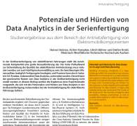 Potentials and Obstacles for Data Analy-tics in Large Scale Manufacturing