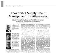 After-Sales Services Using Closed-loop Supply Chains for Spare Parts Supply