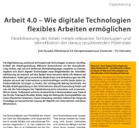 Arbeit 4.0 – Wie digitale Technologien flexibles Arbeiten ermöglichen