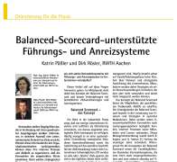 Balanced-Scorecard-unterstützte Führungs- und Anreizsysteme