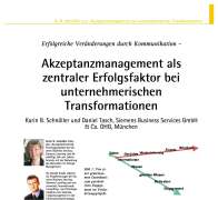 Erfolgreiche Veränderungen durch Kommunikation