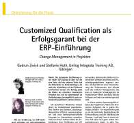 Customized Qualification als Erfolgsgarant bei der ERP-Einführung