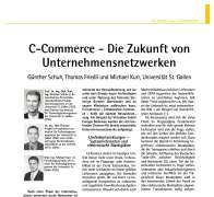 C-Commerce – Die Zukunft von Unternehmensnetzwerken