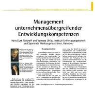 Management unternehmensübergreifender Entwicklungskompetenzen