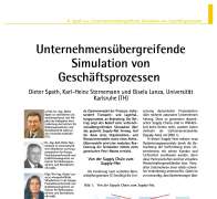 Unternehmensübergreifende Simulation von Geschäftsprozessen