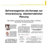Softwareagenten als Konzept zur Unterstützung  überbetrieblicher Planung