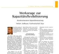 Werkzeuge zur Kapazitätsflexibilisierung