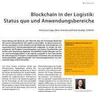 Blockchain in der Logistik: Status quo und Anwendungsbereiche