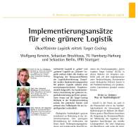 Implementierungsansätze für eine grünere Logistik