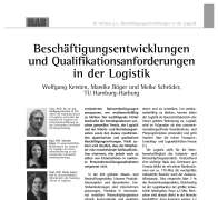 Beschäftigungsentwicklungen und Qualifikationsanforderungen in der Logistik