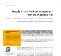 Supply Chain Risikomanagement für die Industrie 4.0