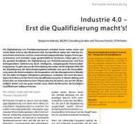 The German Digitization Initiative “Industry 4.0”