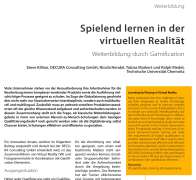 Spielend lernen in der virtuellen Realität