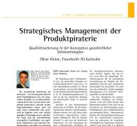 Strategisches Management der Produktpiraterie