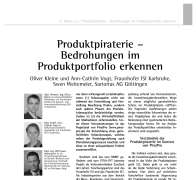 Produktpiraterie – Bedrohungen im Produktportfolio erkennen