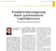 Enhanced Productivity through Synchronised Logistics Processes