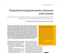 Digitalisierungspotenziale erkennen und nutzen!