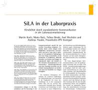SiLA in Laboratory Practice
