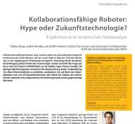 Kollaborationsfähige Roboter: Hype oder Zukunftstechnologie?