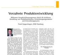 Verzahnte Produktentwicklung