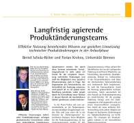 Langfristig agierende Produktänderungsteams