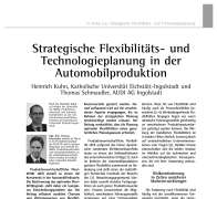 Strategic Flexibility and Technology Planning in the Automotive Production