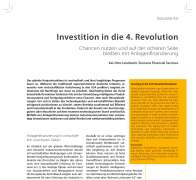 Investition in die 4. Revolution