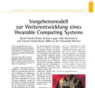 Vorgehensmodell zur Weiterentwicklung eines Wearable Computing Systems