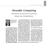 Wearable Computing