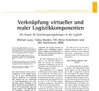 Verknüpfung virtueller und realer Logistikkomponenten