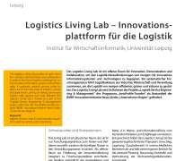 Logistics Living Lab – Innovationsplattform für die Logistik