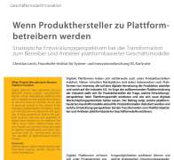 Wenn Produkthersteller zu Plattformbetreibern werden