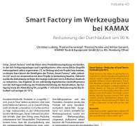 Smart Factory im Werkzeugbau bei KAMAX