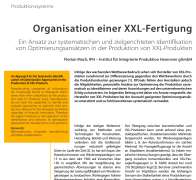 Organisation einer XXL-Fertigung