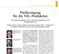 Fließfertigung für die XXL-Produktion