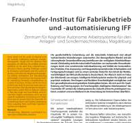 Fraunhofer-Institut für Fabrikbetrieb und -automatisierung IFF
