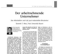 Der arbeitnehmende Unternehmer