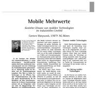 Mobile Mehrwerte