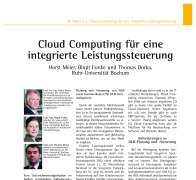 Cloud Computing für eine integrierte Leistungssteuerung
