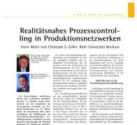 Realitätsnahes Prozesscontrolling in Produktionsnetzwerken