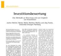 Investitionsbewertung